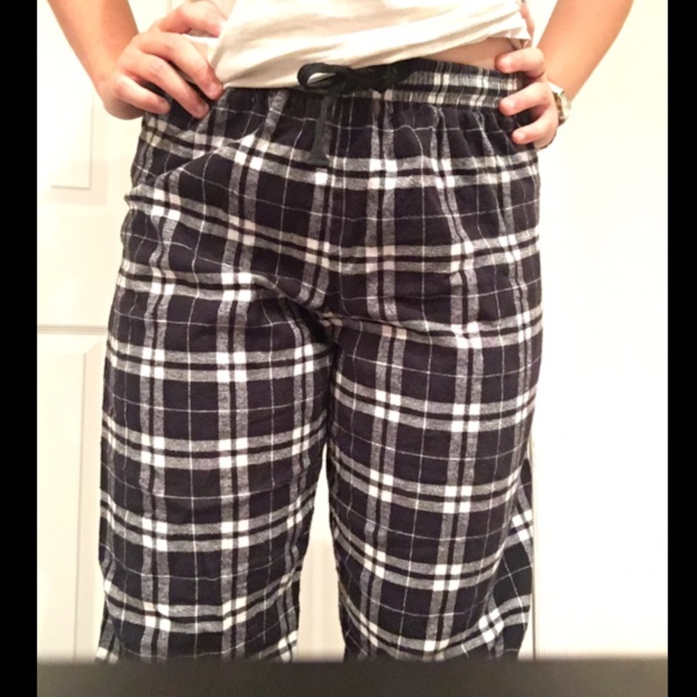 3 for $10 •  Black white  plaid PJ pants
