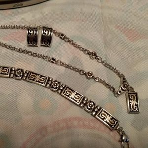 Brighton Necklace, Bracelet & Earrings - Retired