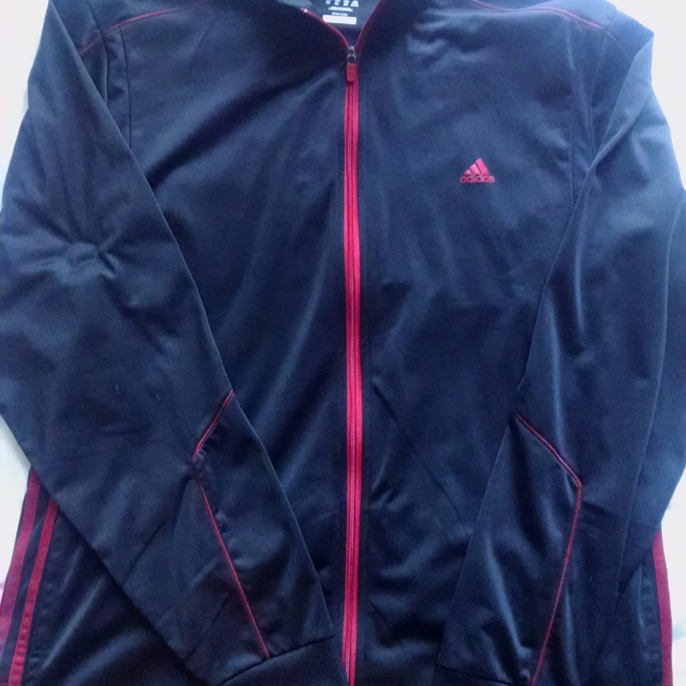 Adidas 2XL black and red sports Jacket
