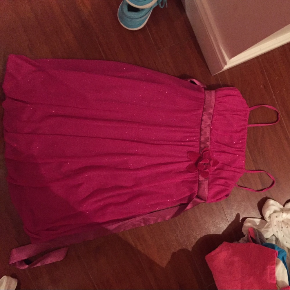 Pink eloquent children's dress