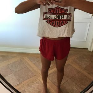 Vintage Harley Davidson cut off