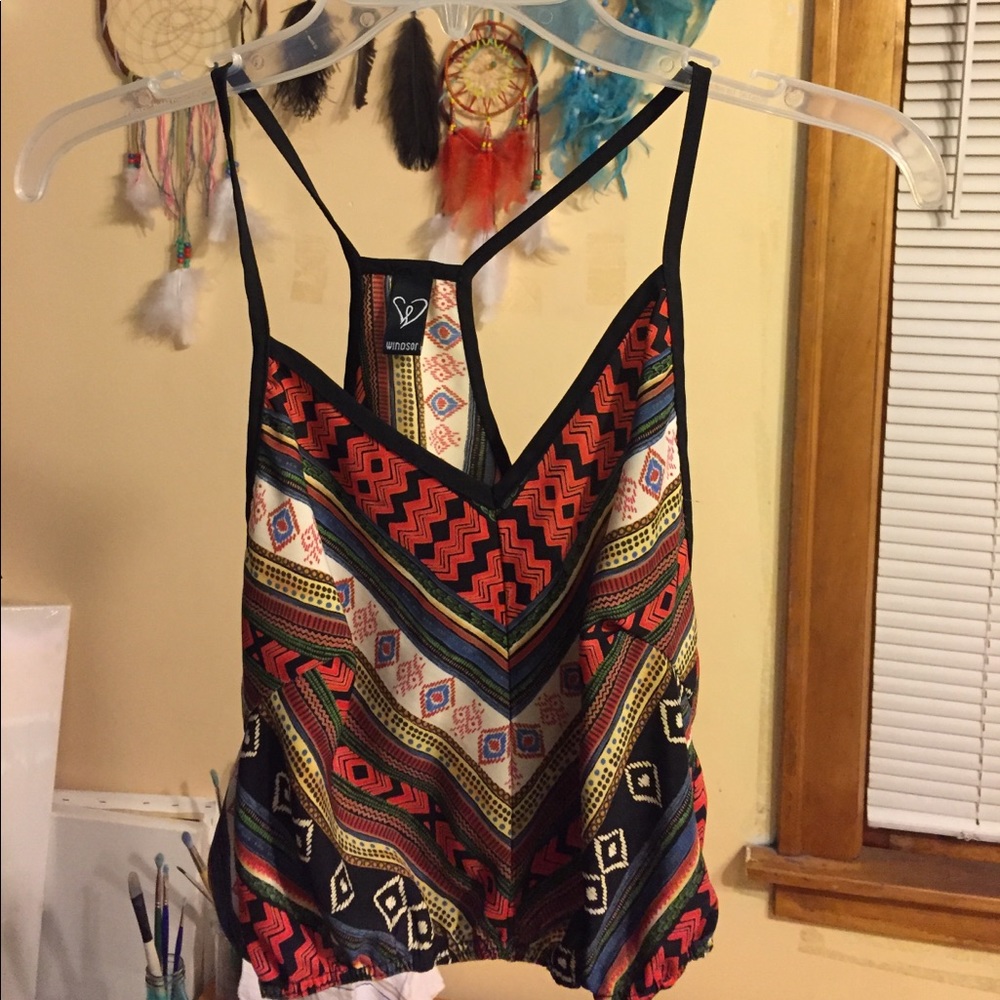 Boho crop top