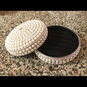 Vintage Pearl Jewelry Ring Holder