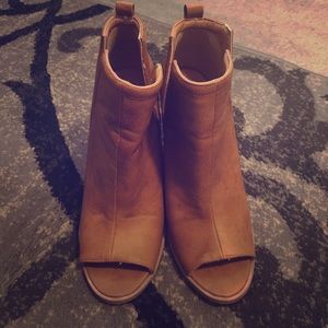 Charlotte Russe Peep Toe Booties