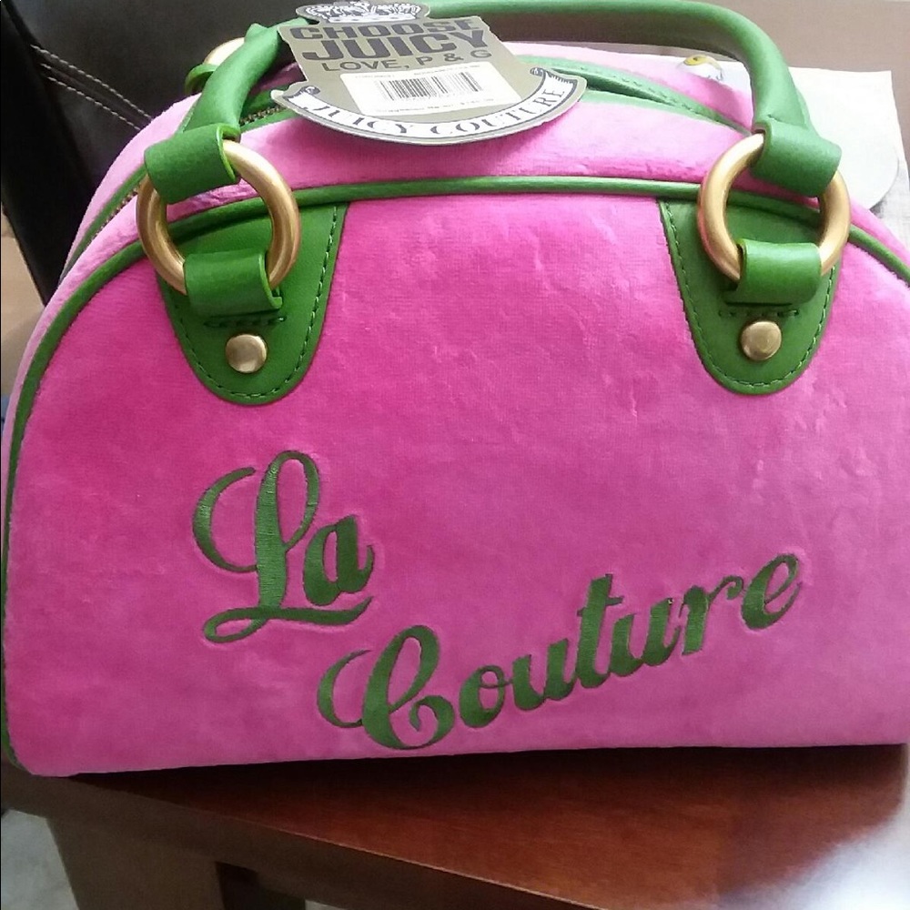 Pink Juicy La Couture handbag