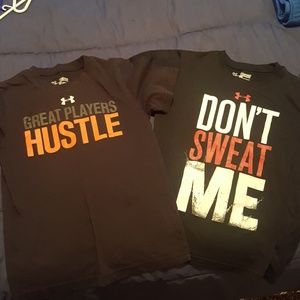 Boys Under Armour tee shirts
