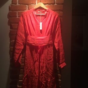 Black Crane Poet Dress