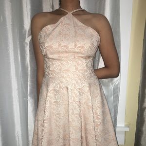 Pink Laced Dress
