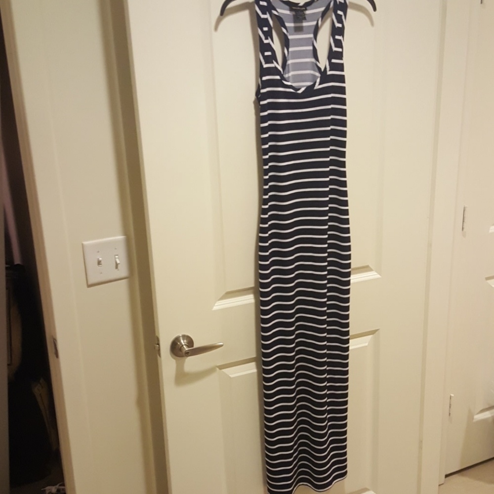 Stripped maxi dress