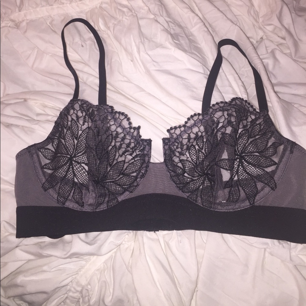 Floral Lace Unlined Bra