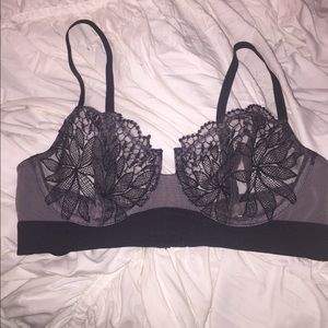 Floral Lace Unlined Bra