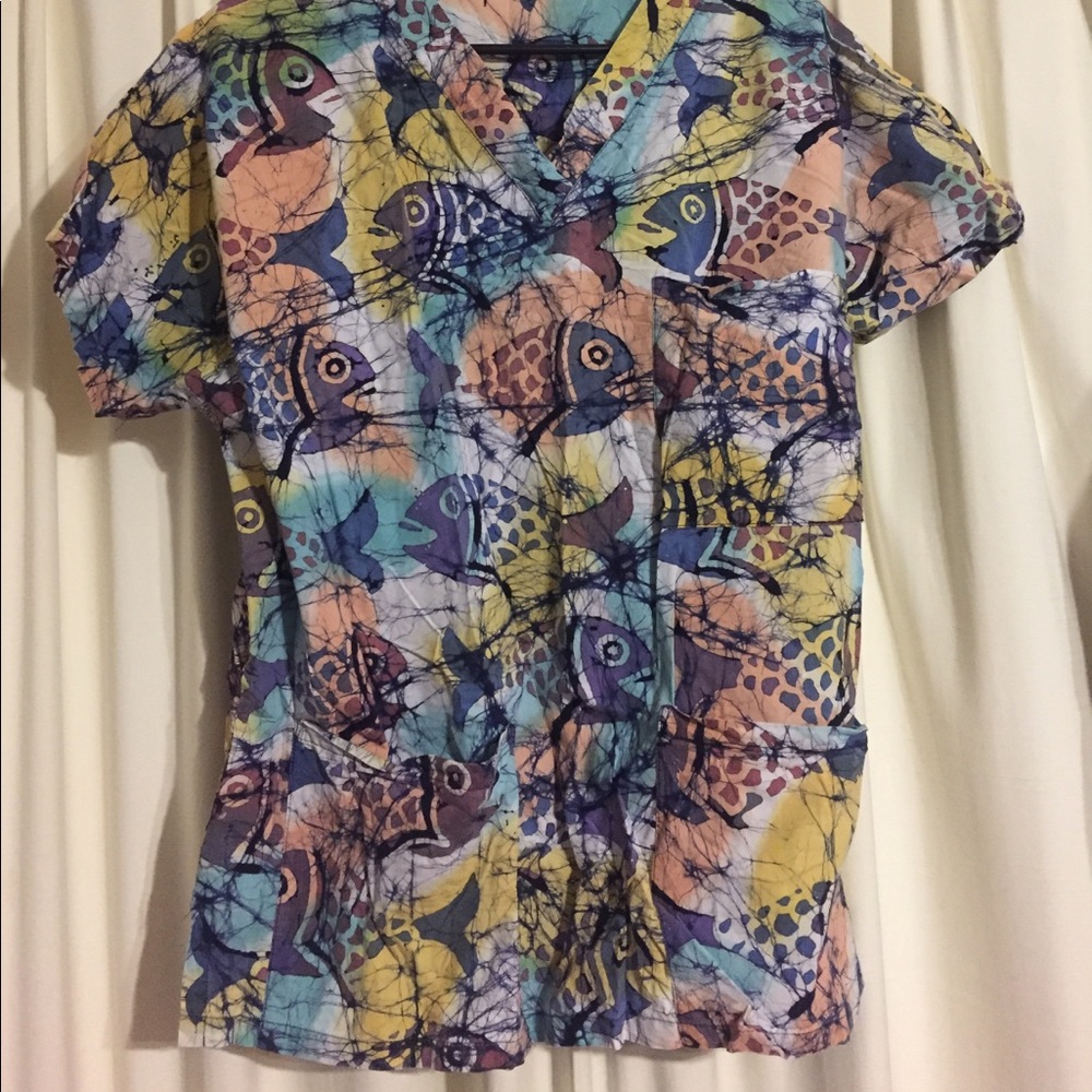 Scrub top! Used!