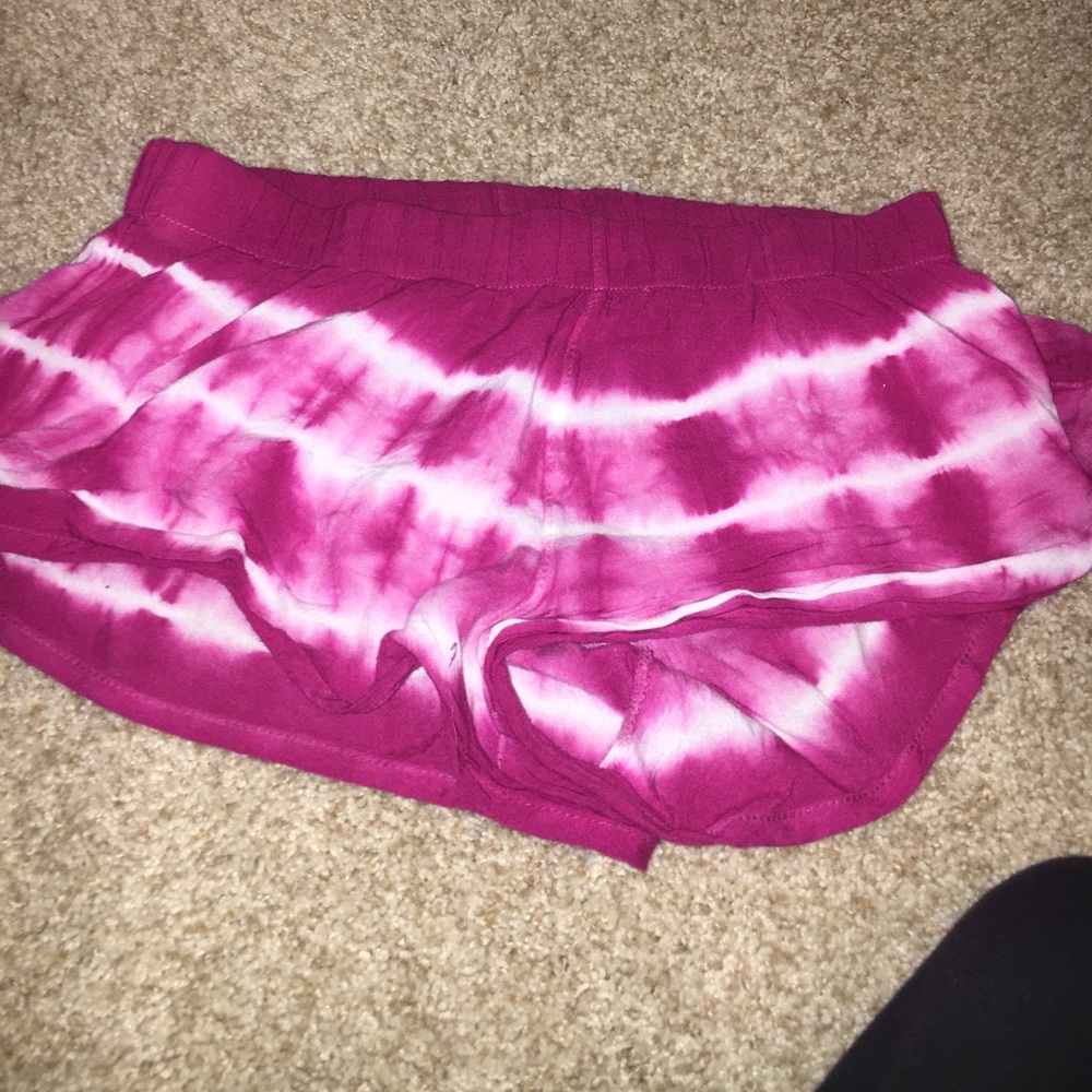 Tie die shorts
