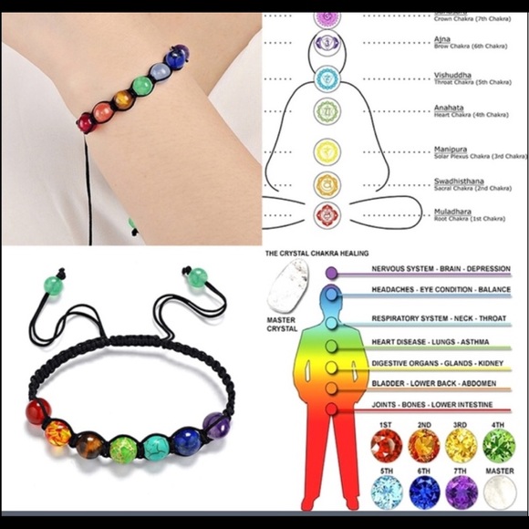 SOLD.  SOLD Chakra Healing Balance Beads Bracelet - Picture 2 of 8