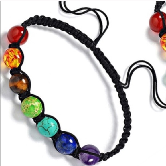 SOLD.  SOLD Chakra Healing Balance Beads Bracelet - Picture 6 of 8