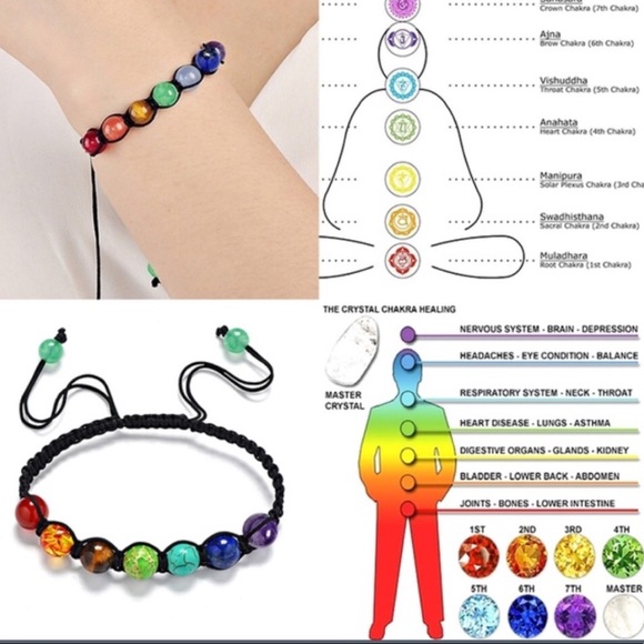 SOLD.  SOLD Chakra Healing Balance Beads Bracelet - Picture 8 of 8