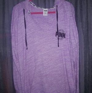 Purple PINK Hooded Sweater
