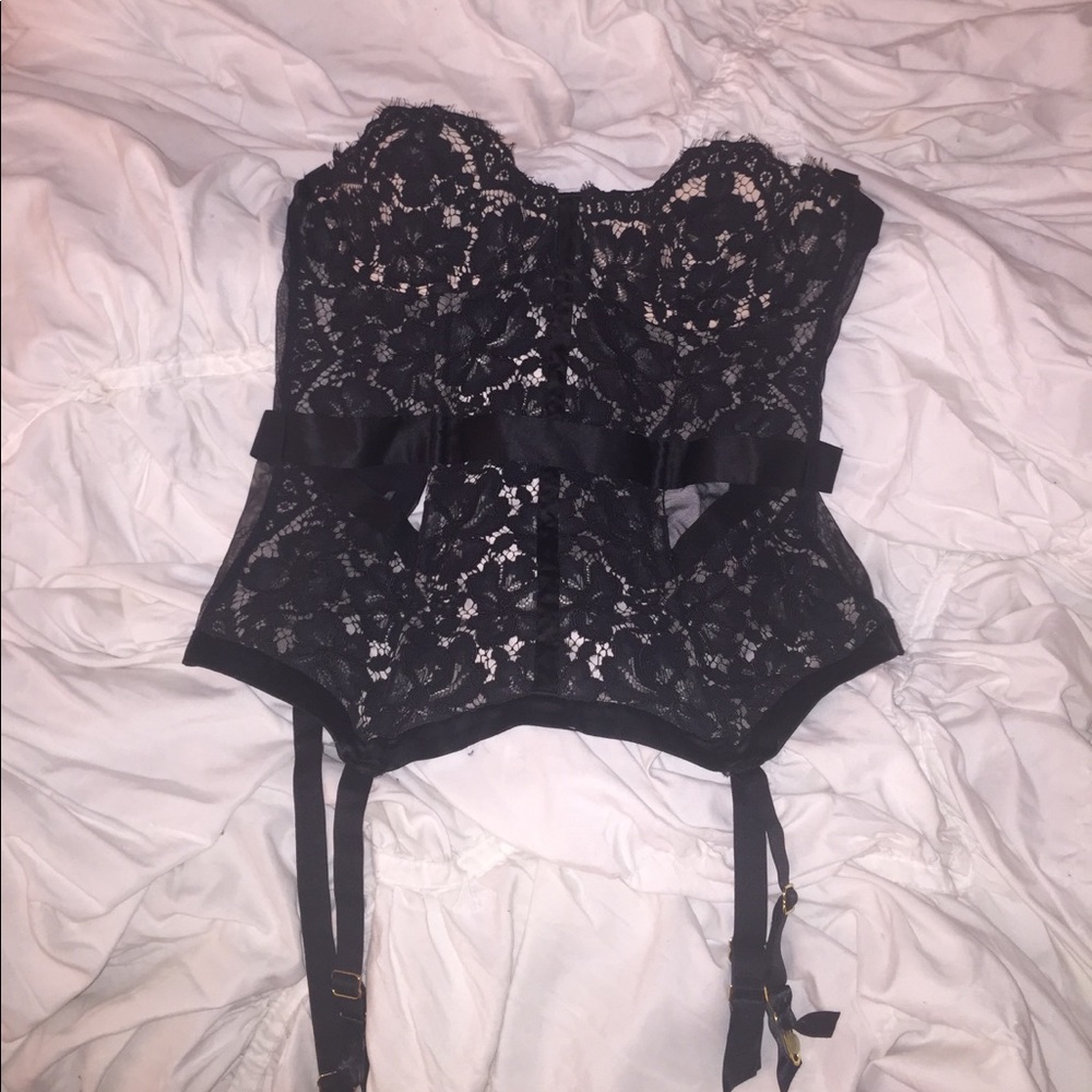 VS Black Lace Corset