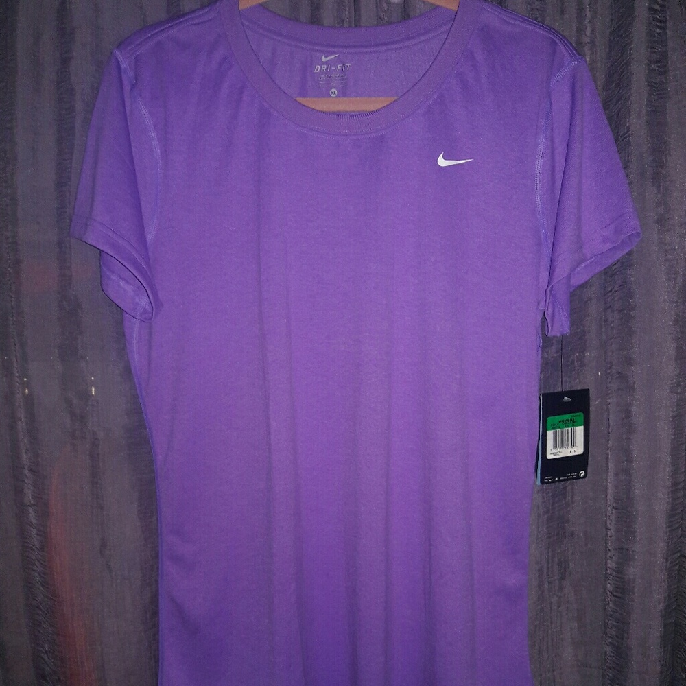 Purple Dri Fit Nike Shirt