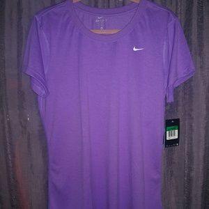 Purple Dri Fit Nike Shirt
