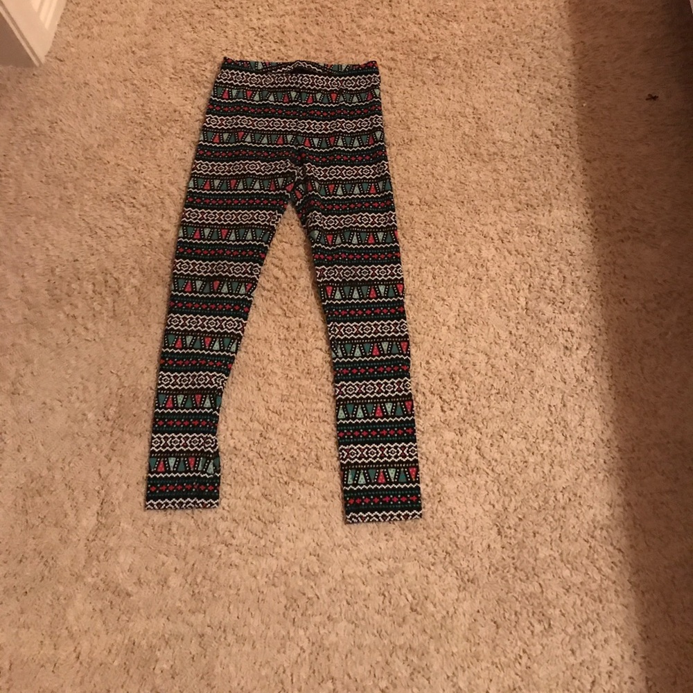 Christmas tree leggings