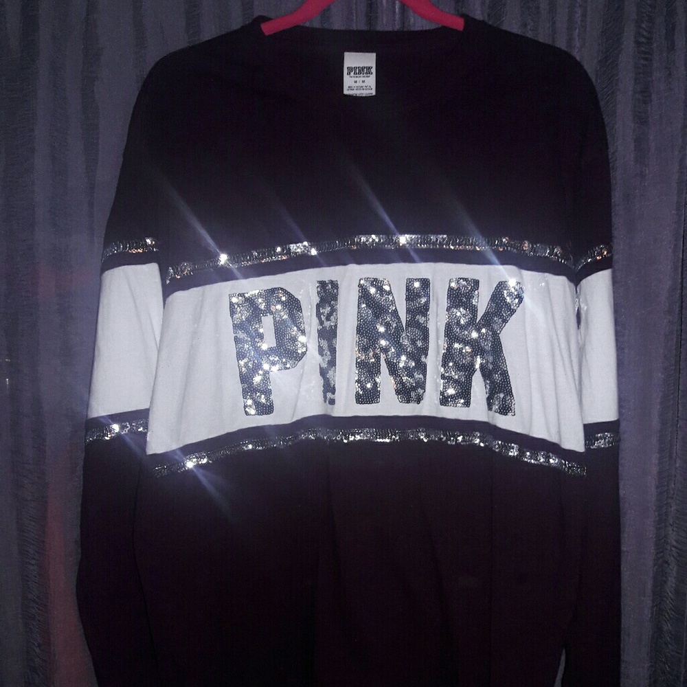 Purple PINK Long Sleeve Shirt