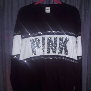 Purple PINK Long Sleeve Shirt