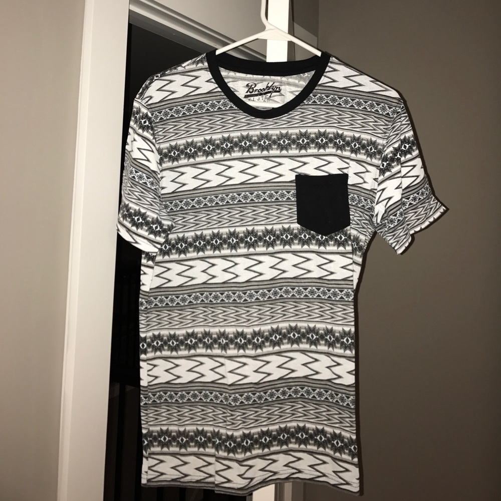 Brooklyn Pattern Pocket T-Shirt