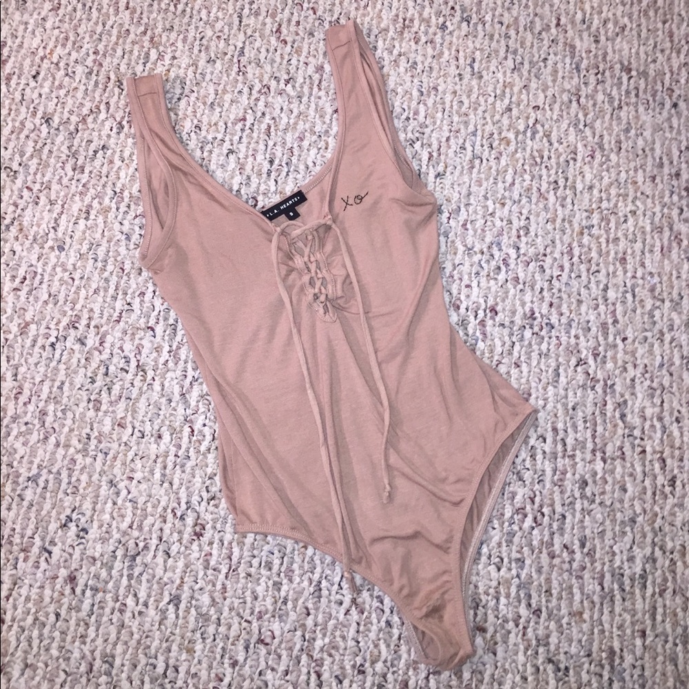 ✨ NWOT XO Nude Bodysuit ✨