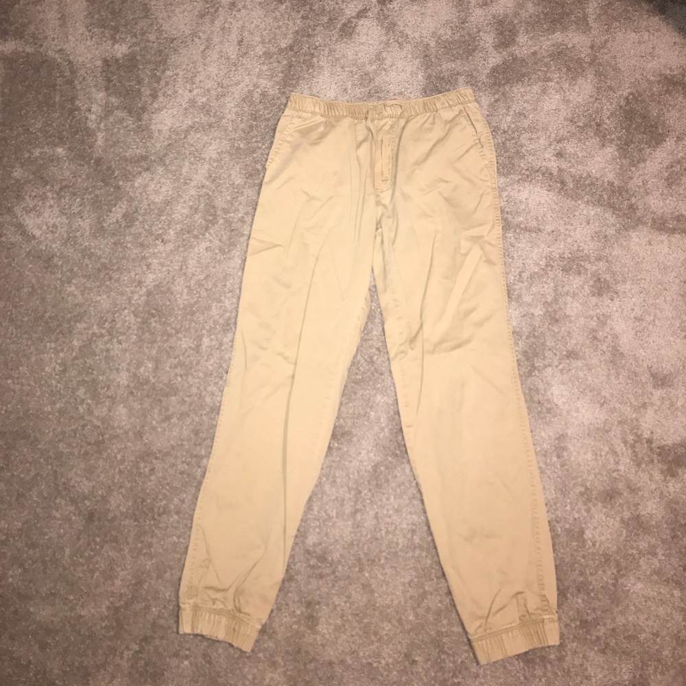 khaki joggers