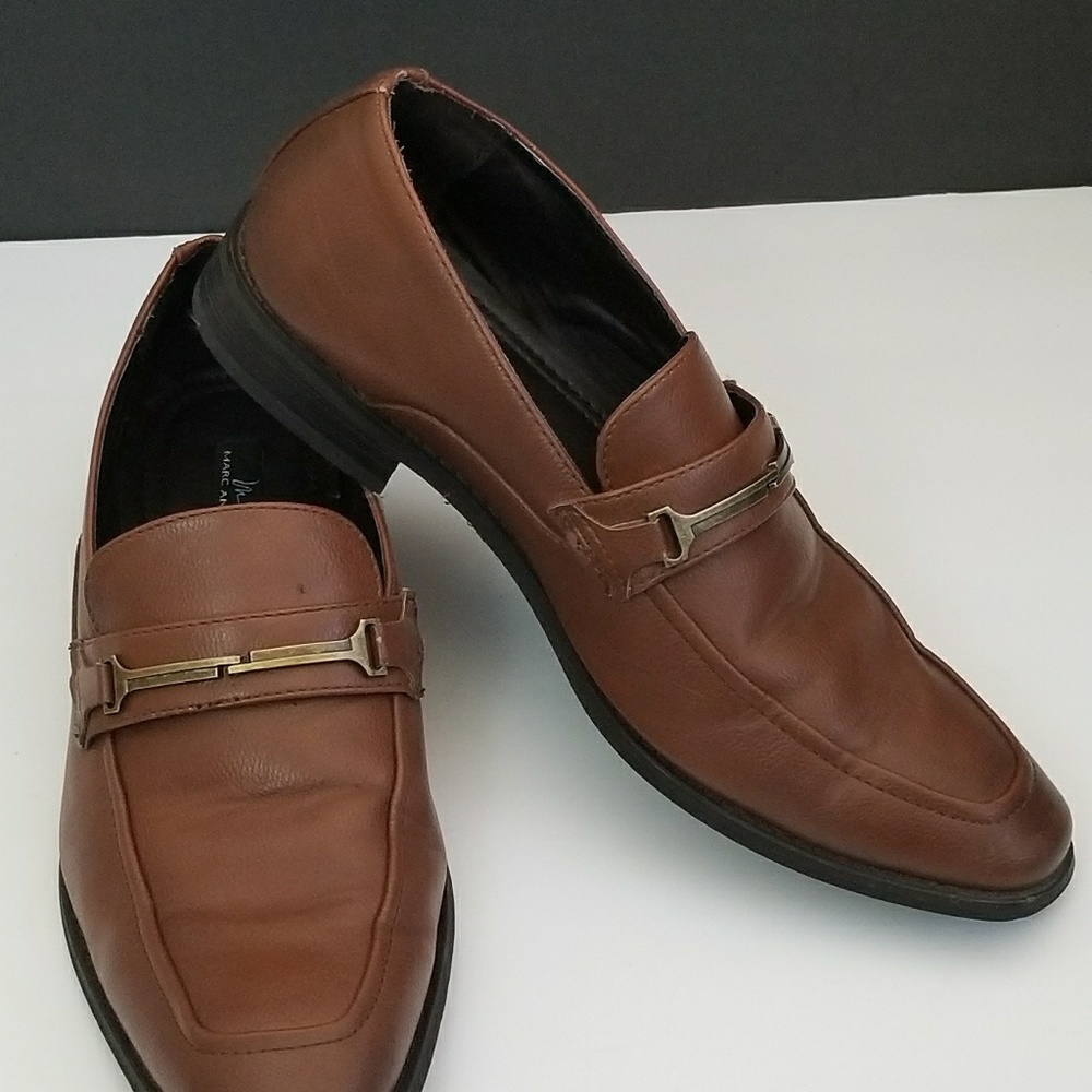 Mens Marc Anthony Leather Slip On Shoes Size10 1/2