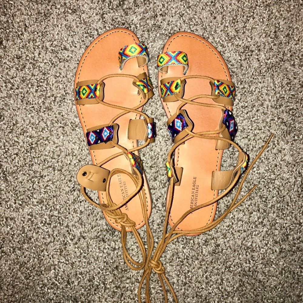 Strappy Rainbow Sandals