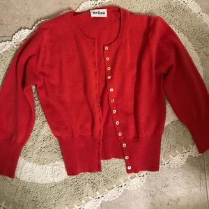 Brora Raspberry Cashmere Cardi!🍁