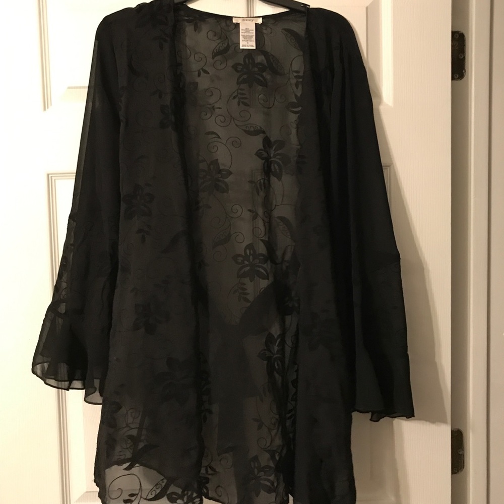 Black Kimono Robe