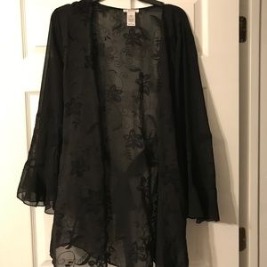 Black Kimono Robe