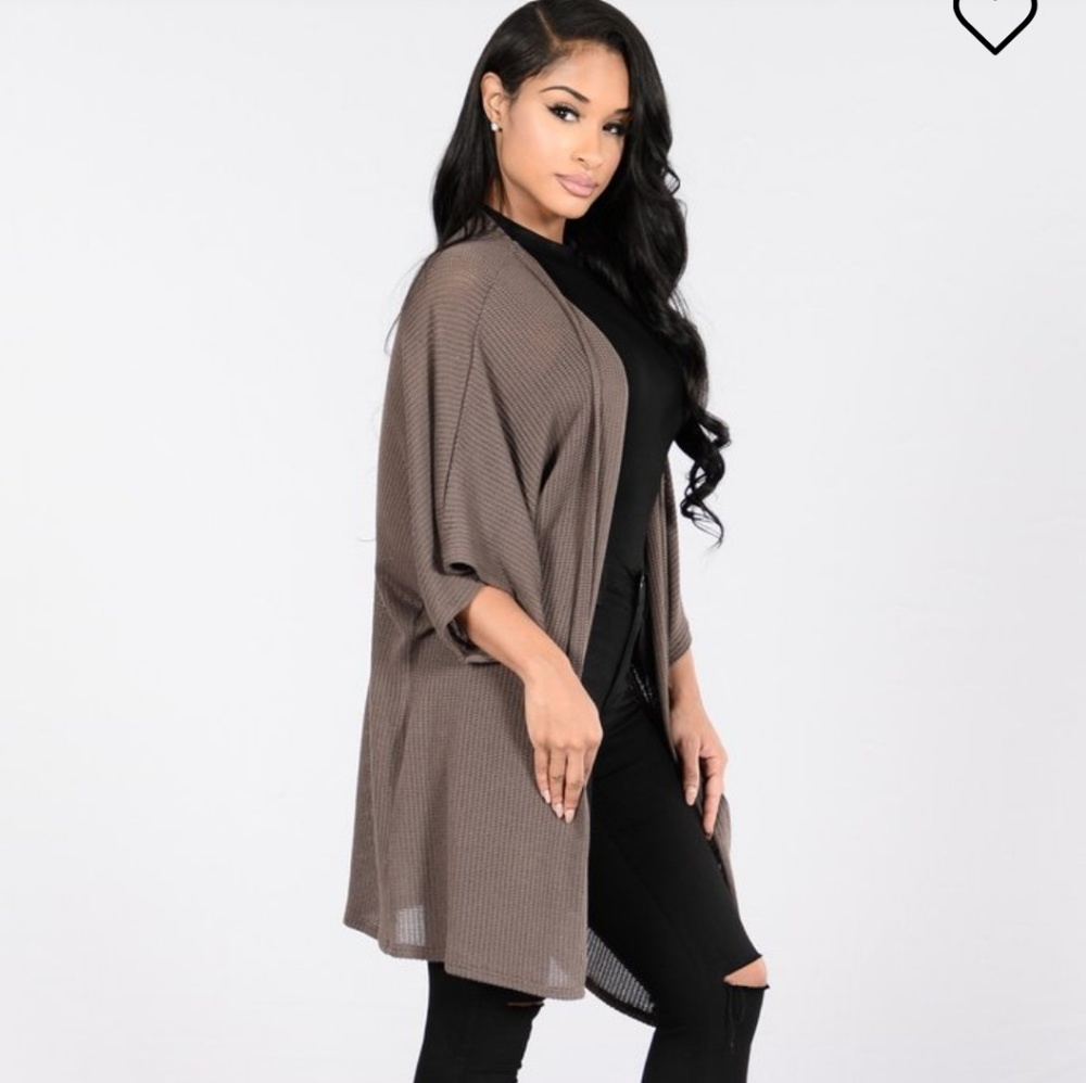 NEW Too much time on my hands cardigan-  Mocha