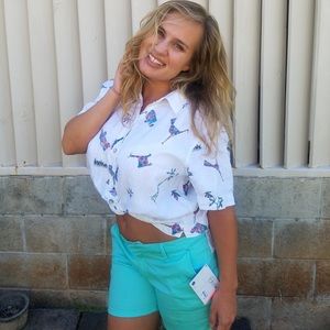 100% linen Chicos button up.