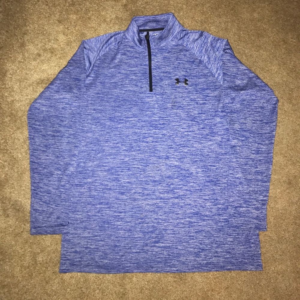 Men's Blue Under Armour Quarter Zip