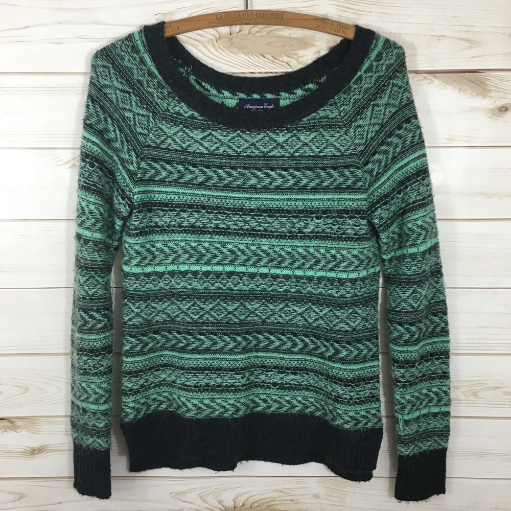 American Eagle Teal Cozy Sweater S