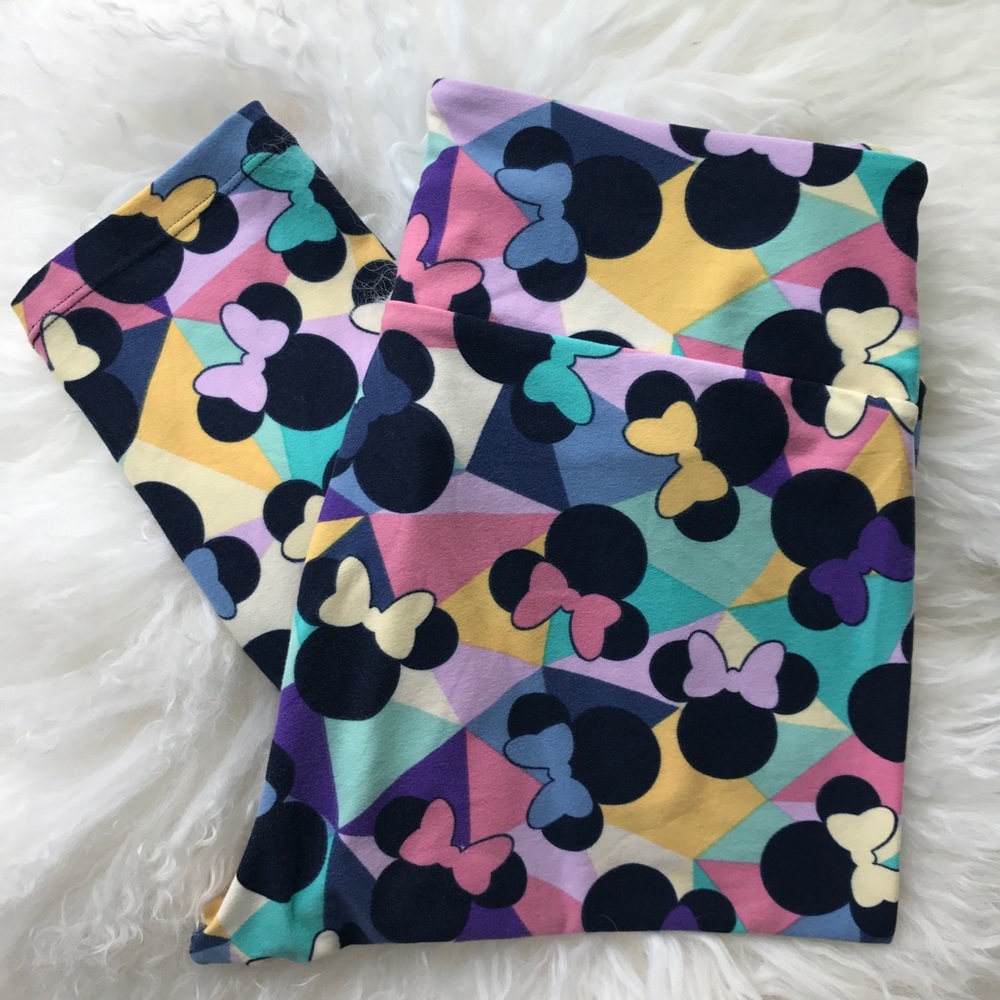 NWOT Lularoe Disney Minnie Leggings OS