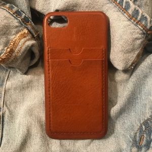Madewell leather carryall case for iphone 6/7