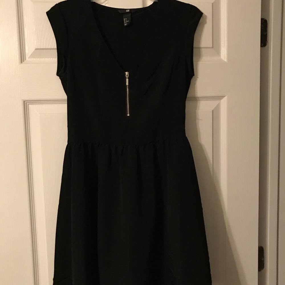 Black Zip Dress