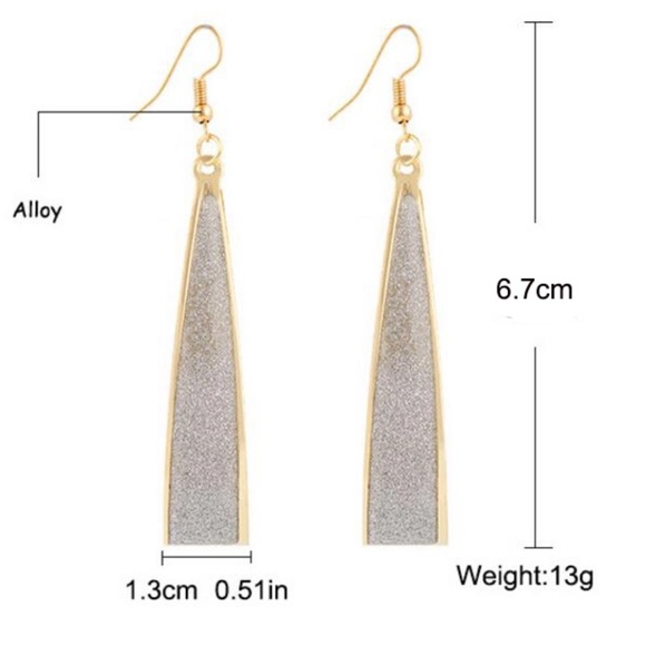 Silver Hoop Earrings - Picture 4 of 4