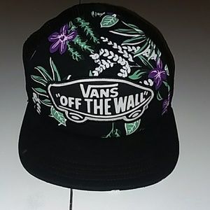 Vans floral snapback hat