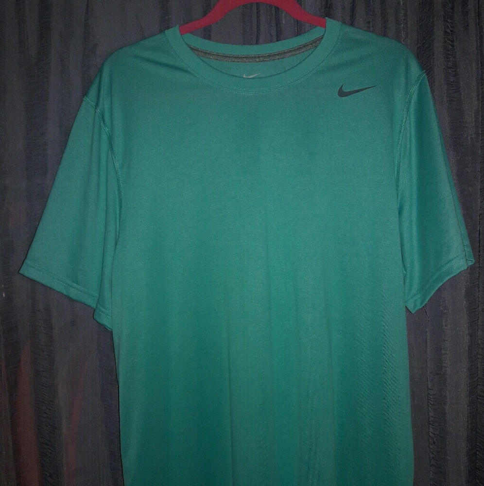 Teal Short Sleeve Nike Dri Fit Shirt
