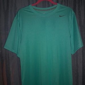 Teal Short Sleeve Nike Dri Fit Shirt