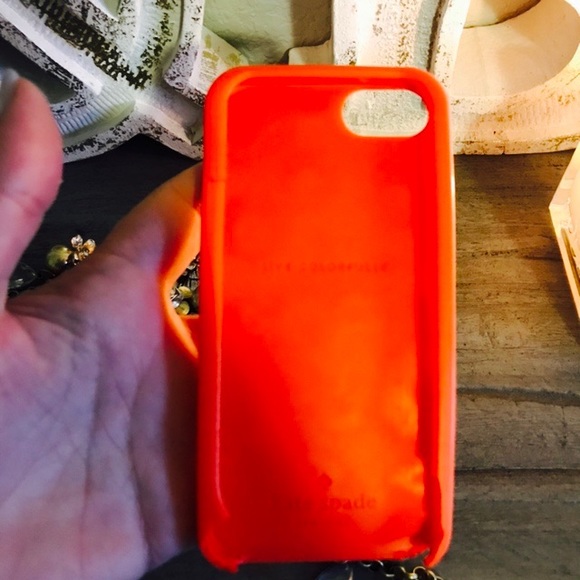 Kate Spade Red Orange Poppy Design iPhone 5s Case! - Picture 5 of 7