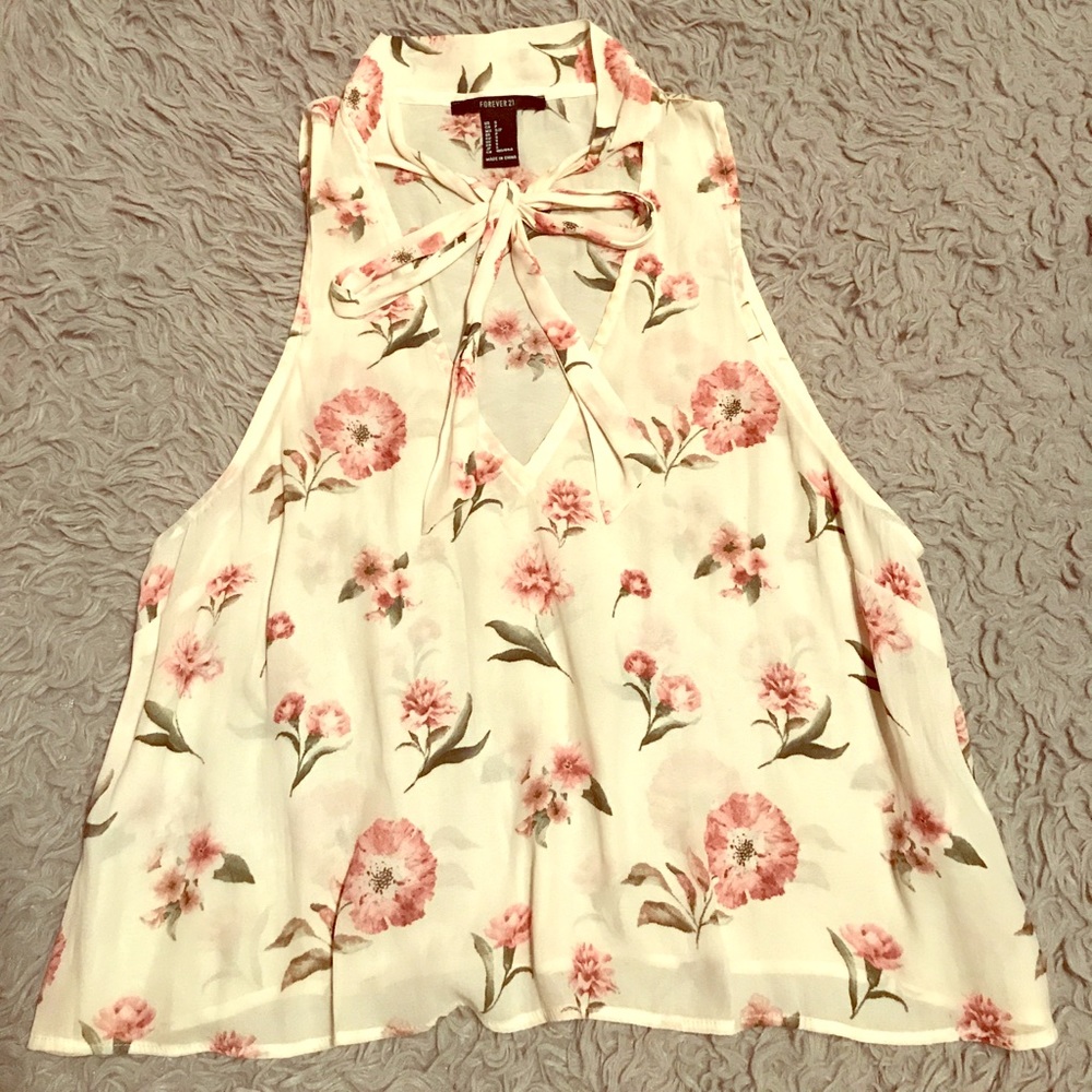 FLORAL CROP-TOP