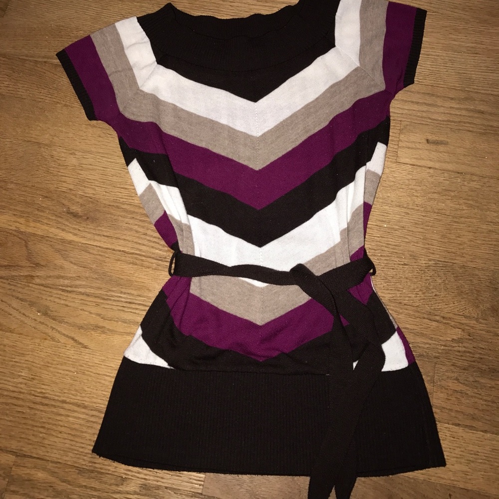 Dressy short sleeve sweater