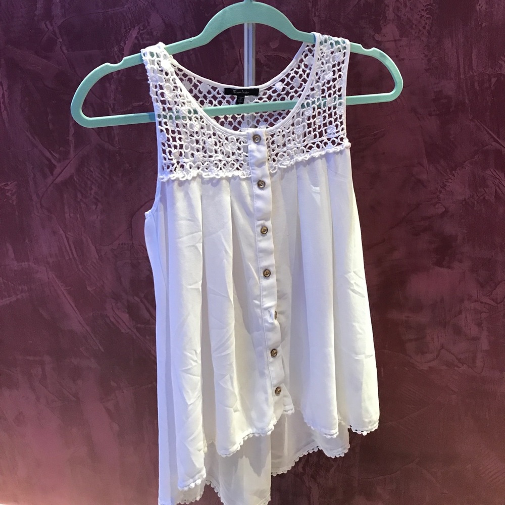 Flowy white blouse